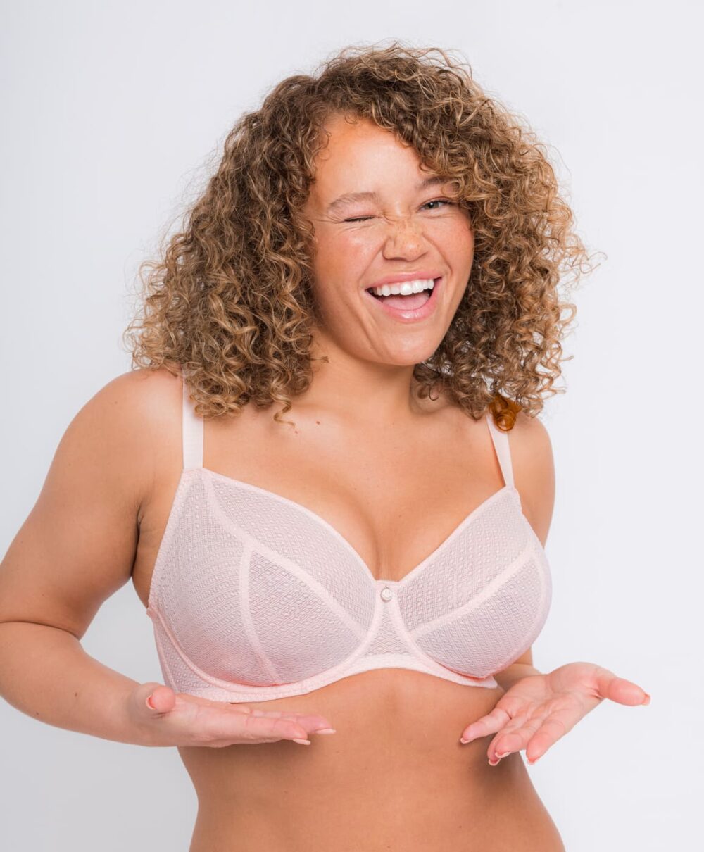 Curvy Kate CK055100 Happy Boobs Balcony Bra soft pink - Image 5