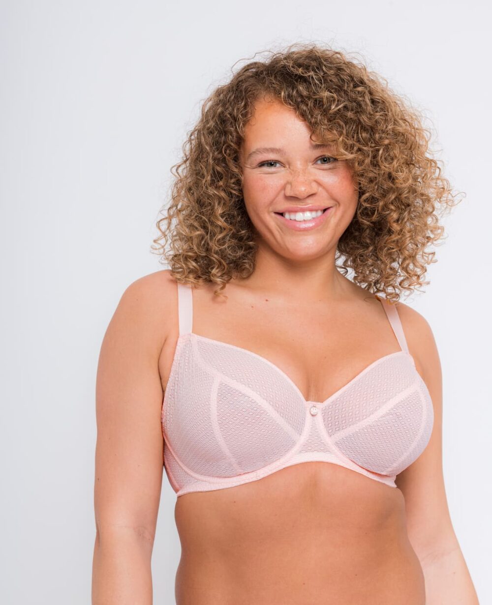 Curvy Kate CK055100 Happy Boobs Balcony Bra soft pink - Image 2