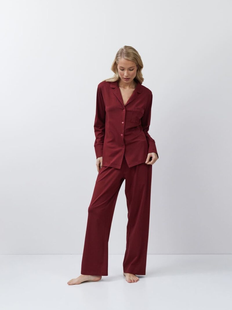 ARUELLE Cadance pajama long burgundy