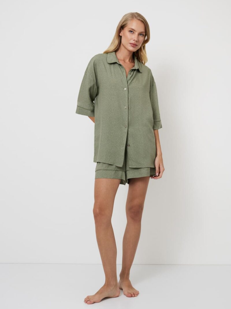 ARUELLE Olive pajama short